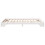 vidaXL Bed Frame White 135 x 190 cm Solid Pine Wood 6