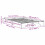 vidaXL Bed Frame White 135 x 190 cm Solid Pine Wood 1