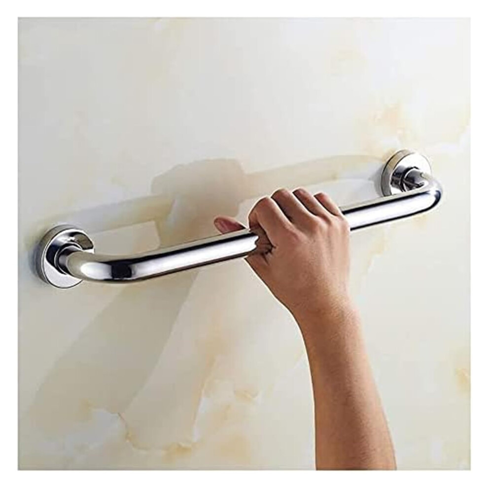 304 Stainless Steel Bathroom Grab Bar 65cm Colorful Chrysanthemum AntiSlip Wall Mounted Handrail for Elderly