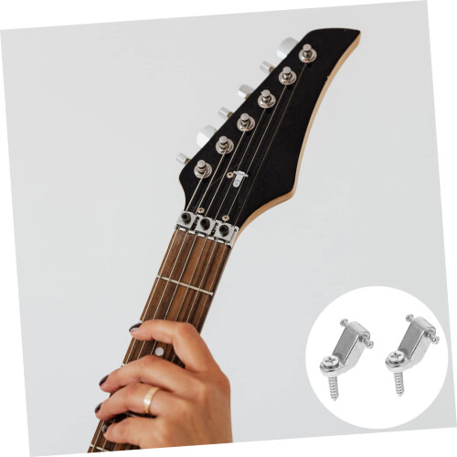 2 Sets Electric Guitar String Retainers Stable Tuning Support Easy Install Replacement Set 2