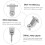 2 Sets Electric Guitar String Retainers Stable Tuning Support Easy Install Replacement Set 4