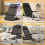 Adjustable Bed Backrest for Elderly, Foldable SitUp Support with Armrests, 6Position Metal Frame, Green 4