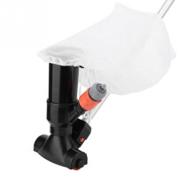 Pool Vacuum Cleaner Kit with 5 Pole Sections, Jet Vac for Fast Debris Removal and Underwater Pool Cleaning