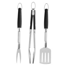 Stainless Steel BBQ Tool Set with Long Handle Control, Grill Utensils for Outdoor Cooking Camping