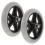 2PCS Wheelchair Front Wheels Solid Tire Replacement Casters for Walker Quick Installation Durable Use 1