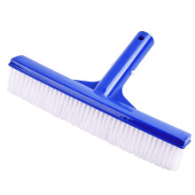 Pool Brush 10 Inch Nylon Bristles Durable Head Secure Connector for Cleaning Swimming Pool Walls and Floor