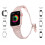 Συμβατό με λουράκια Apple Watch, μπρασελέ από ανοξείδωτο ατσάλι με στρας, κομψό και 2
