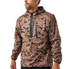 Fleece Pullover Mid Layer Jacket Gauge Camo, Durable Water Repellent and Stretch Mobility