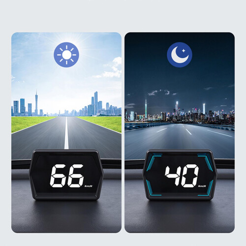 Car Head Up Display with Clear Windshield Projection, Smart Brightness Adjustment, and Wide Compatibility 2