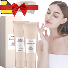 Face Exfoliating Gel 2pcs Gentle Enzyme Facial Cleanser for Smooth Bright Skin and Deep Hydration