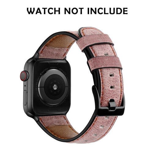 Ρετρό δερμάτινα λουράκια συμβατά με το Apple Watch, μοναδικό στυλ που συναντά την 1