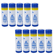 ER14505 3.6V AA Lithium Battery 2400mAh Long Runtime Power Pack for Flashlights (10 Pack)
