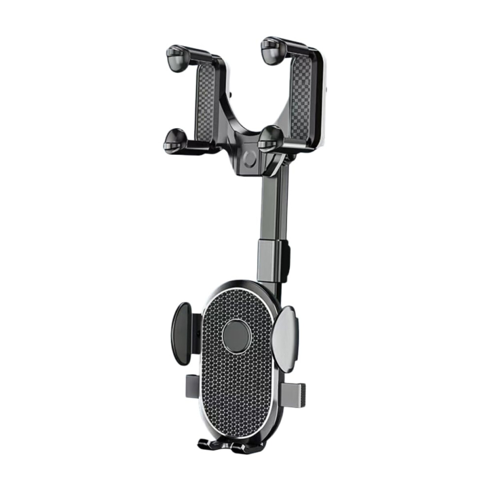Car Phone Mount 3In1 Rearview Mirror Vent Dashboard Holder 360 Adjustable Secure Grip 9310869721017