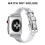 Ανταλλακτικό λουράκι Apple Watch, γνήσιο δέρμα, αγκράφες από ανοξείδωτο ατσάλι για 2
