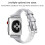 Ανταλλακτικό λουράκι Apple Watch, γνήσιο δέρμα, αγκράφες από ανοξείδωτο ατσάλι για 5