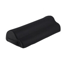 Foot Rest Under Desk Ergonomic Foot Support with Elastic Sponge Cushion and Breathable Mesh Surface Black