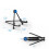 Foldable A Frame Guitar Stand with Non Slip Base and Padded Support for Ukulele Mandolin Violin 4
