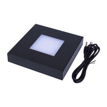 Portable ABS Crystals Light Base for Jewelry Exhibits-Black