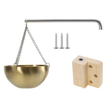 Current Heat Room Accessories Oil Pot With Wooden Stand 500ml