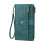 Secure Blocking Card Wallet with Convenient Zippered PU-5 1