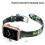 Ανταλλακτικό λουράκι Apple Watch, γνήσιο δέρμα, αγκράφες από ανοξείδωτο ατσάλι για 3