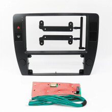 Radio Fascia 9 Inch Android Stereo Dash Installation Kit for Volkswagen Passat B6 B5 2004‑2010 Carbon Fiber Factory Style Design