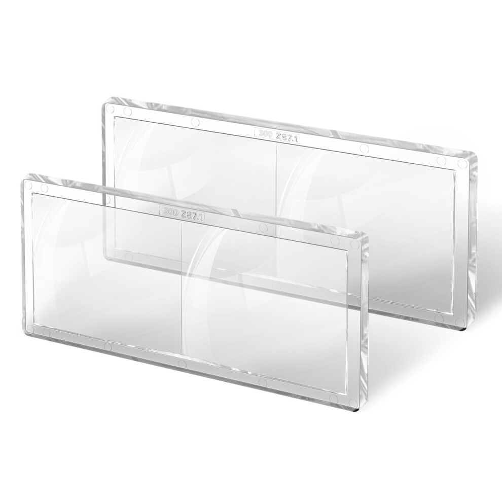 2X4.25 Welding Helmet Cheater Lens 3.00 Diopter Polycarbonate Pack Of 2 For Enhanced Weld Clarity 9351714916509