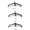 Foldable Iron Christmas Tree Stand Base, AntiSlip Stable Bracket with Multiple Size Options 35 3