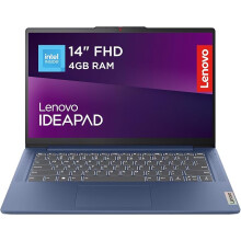 Lenovo IdeaPad Slim 3 | 14 inch Full HD Laptop | Intel N100 | 4GB RAM | 128GB SSD | Windows 11 Home in S mode | Microsoft 365 Personal | Abyss Blue