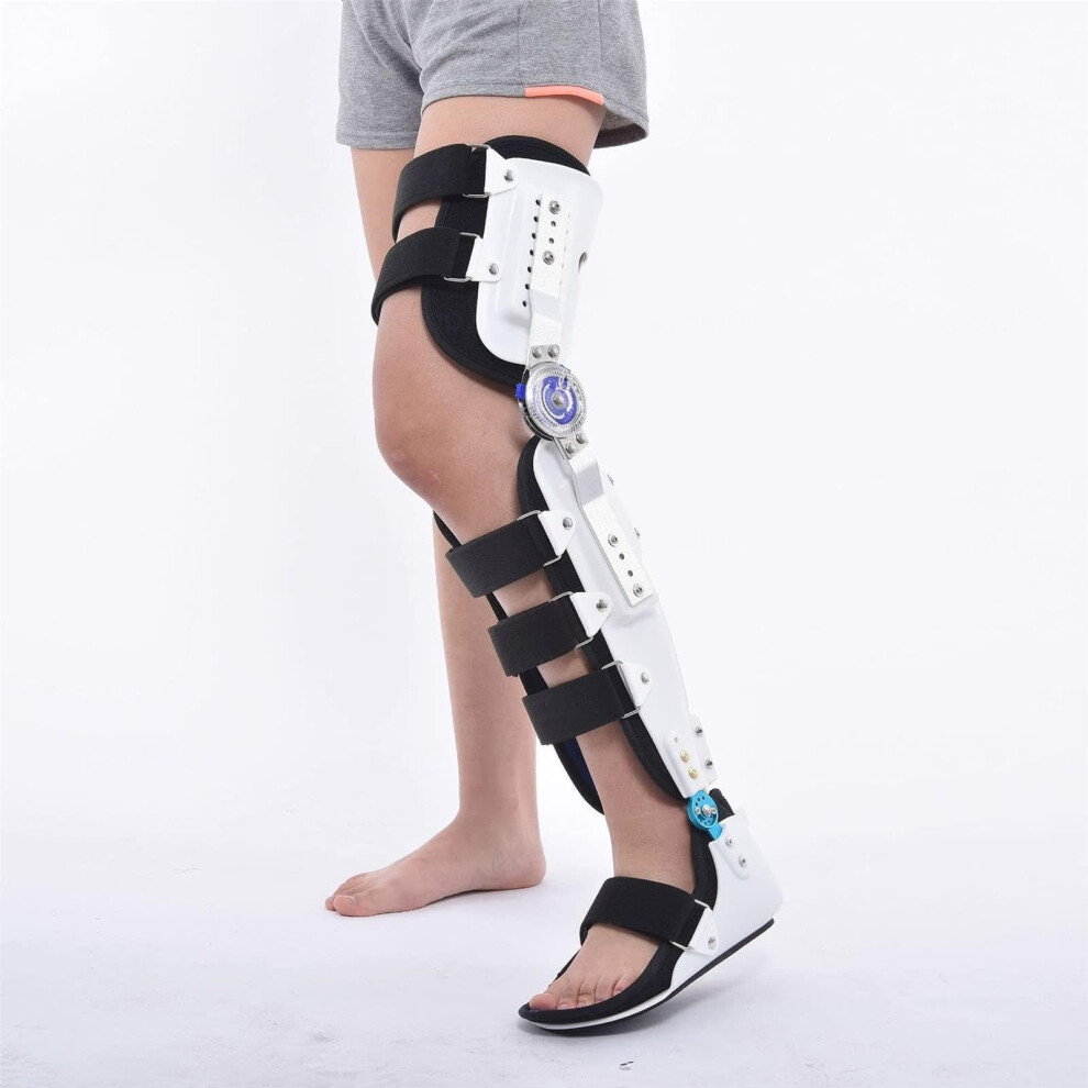 White Adjustable Meniscus Tear Knee Brace With Loadrelief System For Osteoarthritis And Injury Recovery, Left
