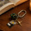 Porte-clés pentagrammes de Tarot mystique, accessoire de-B 7
