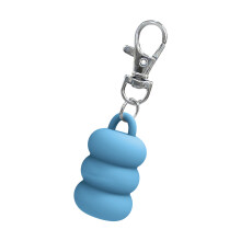 Porte-clés élégant avec capuchon de brillant à lèvres,-Bleu