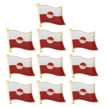 Stilvolle Nationalflaggen-Brosche, patriotisches Brustabzeichen,
