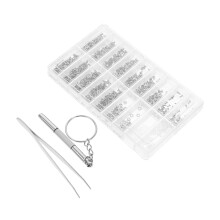 Eyeglass Kit with Screws Nuts Washers and Precision Screwdriver for Home and Travel