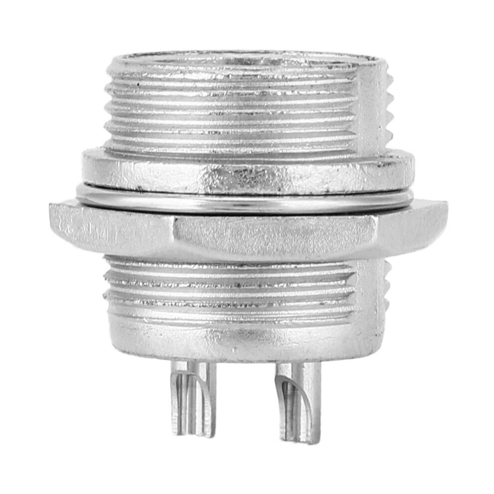 100Pcs Stainless Steel Aviation Plug 16Mm Male Connector Socket With Secure Threaded Connection For Industrial Use 9330225675426