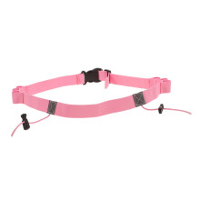 Reflective Running Belt Adjustable Bib Holder Lightweight Waist Belt for Marathon Runners