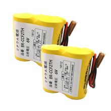 2 Pack BRCCF2TH 6V Lithium Replacement Battery for Fanuc CNC, 5000mAh Memory Backup, Long Life