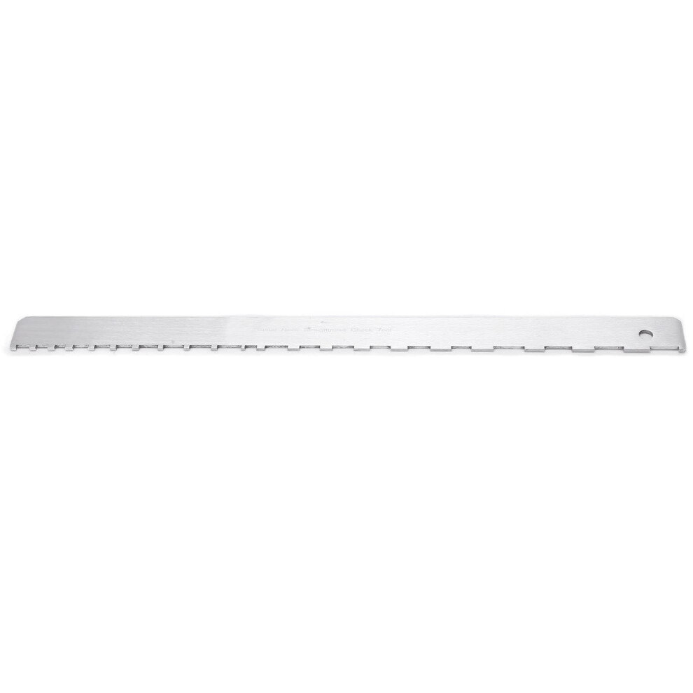 Aluminum Guitar Neck Notched Ruler 43Cm Dual Scale Accurate Fret Measurement Tool For Luthiers 9045646715858