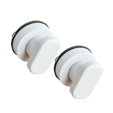 2pcs Bathroom Grab Bar Set, Strong Suction Shower Handle with Secure Grip, Easy Install Handrail for Seniors