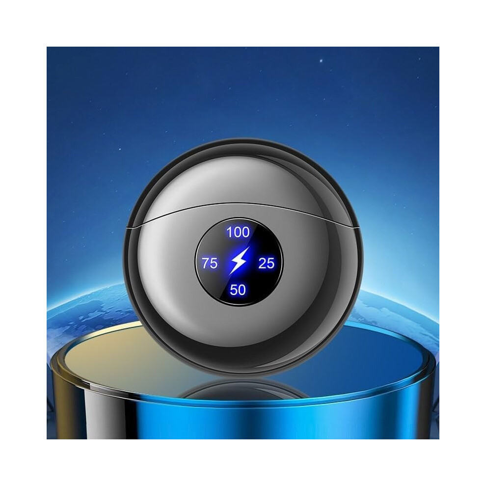 Black Electric Arc Lighter With Dual Arc Ignition, Windproof Flameless Usb Rechargeable Plasma, Ufo Design Gift