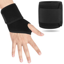 Carpal Tunnel Wrist Brace with Adjustable Compression Support for Sleeping, Typing, Fitness – Unisex Right and Left Hands Black
