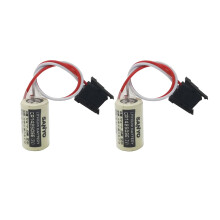 2 PCS CR14250SE 3V PLC Lithium Battery, LongLasting Power and Reliable Memory Backup for SANYO FDK 1747BA SLC500