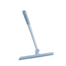 Glass Shower Squeegee with 360 Rotating Head and Wide 27.5cm Blade for Bathroom Doors, Blue