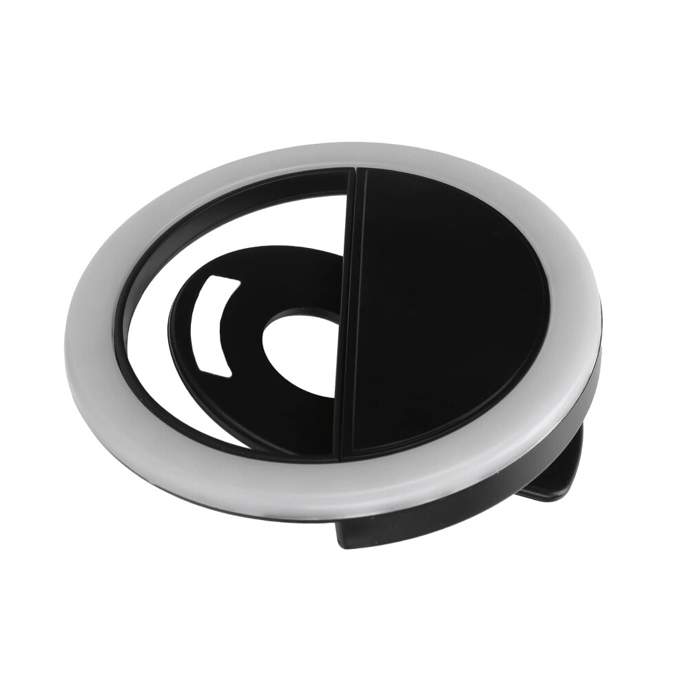 Selfie Ring Rechargeable Clipon For Phone And Laptop With Soft Even Illumination Light 9310869722175