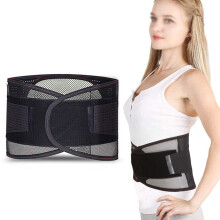 Adjustable Lumbar Support Belt XL for Men and Women, Breathable SelfHeating Back Brace for Lower Back Pain Relief