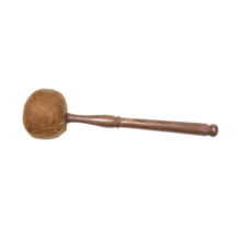 Singing Bowl Mallet with Ergonomic Wooden Grip, Brown Buddhist Meditation Sound Bowl Striker