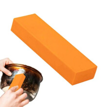 Stainless Steel Scratch Remover Rust Cleaning Eraser for Kitchen Appliances Surface Finish Restorer Orange