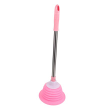 Heavy Duty Toilet Plunger and Drain Clog Remover with Durable Long Handle for Fast Clog Removal