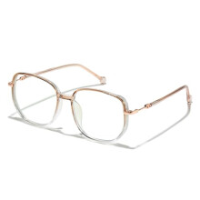 Photochromic Progressive Multifocal Reading Glasses for Men, Blue Light Blocking Half Rim TR90 Frame +3.00 Cranberry