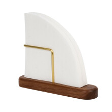 Coffee Filter Holder Walnut Brass Cone Stand, MoistureProof Storage Organizer for V60 #01 #02 Filters